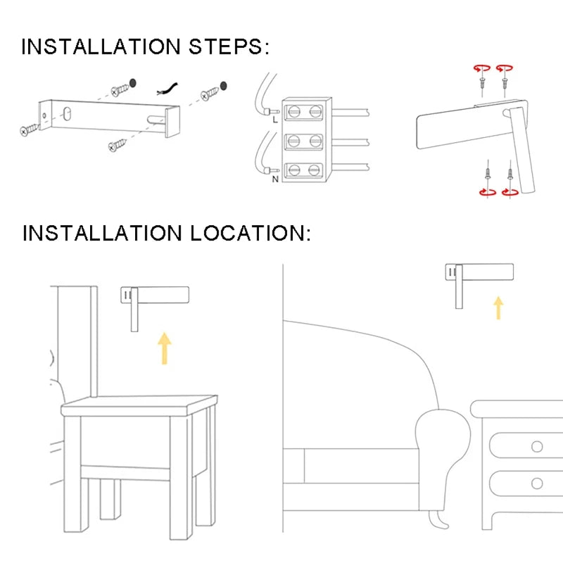 Versatile LED Bedside Light for Every Atmosphere