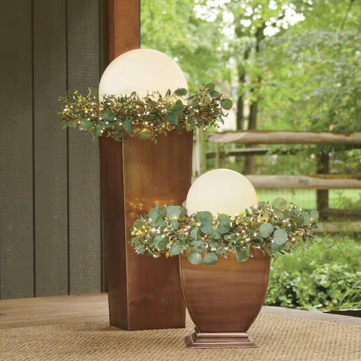 Illuminated Garden Sphere for Contemporary Outdoor Decoration