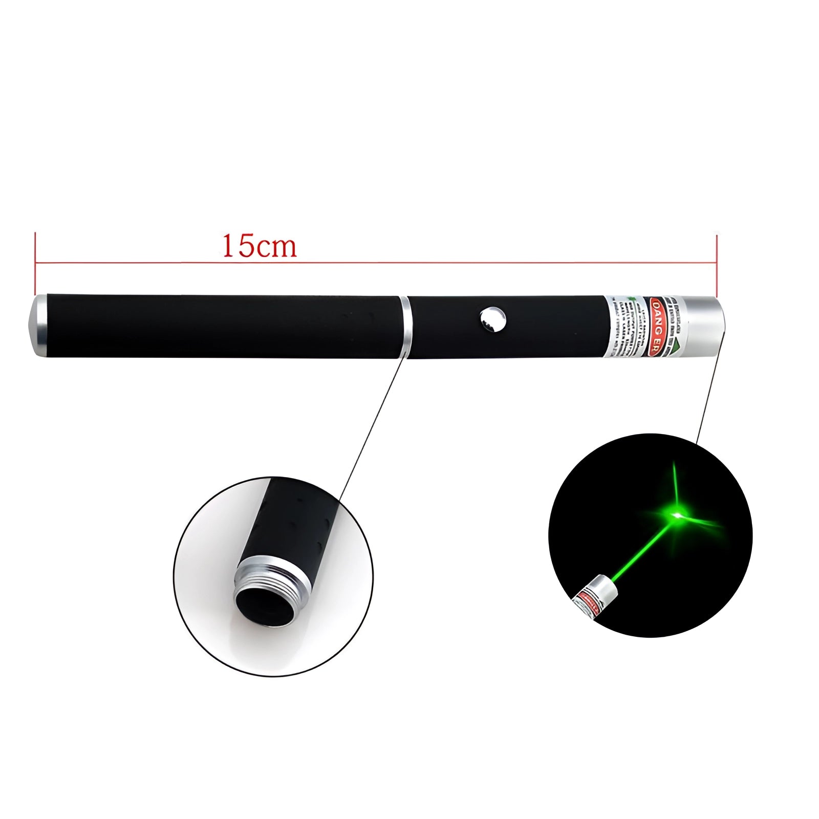 Versatile Laser Pointer with Customizable Beam Settings