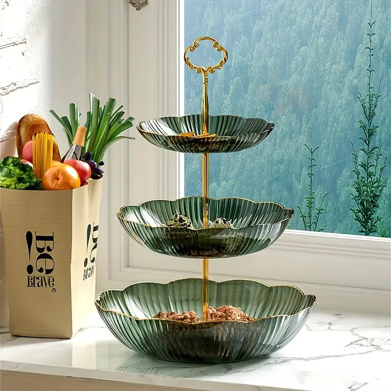 Chic 3-Tier Fruit Organizer for Your Kitchen