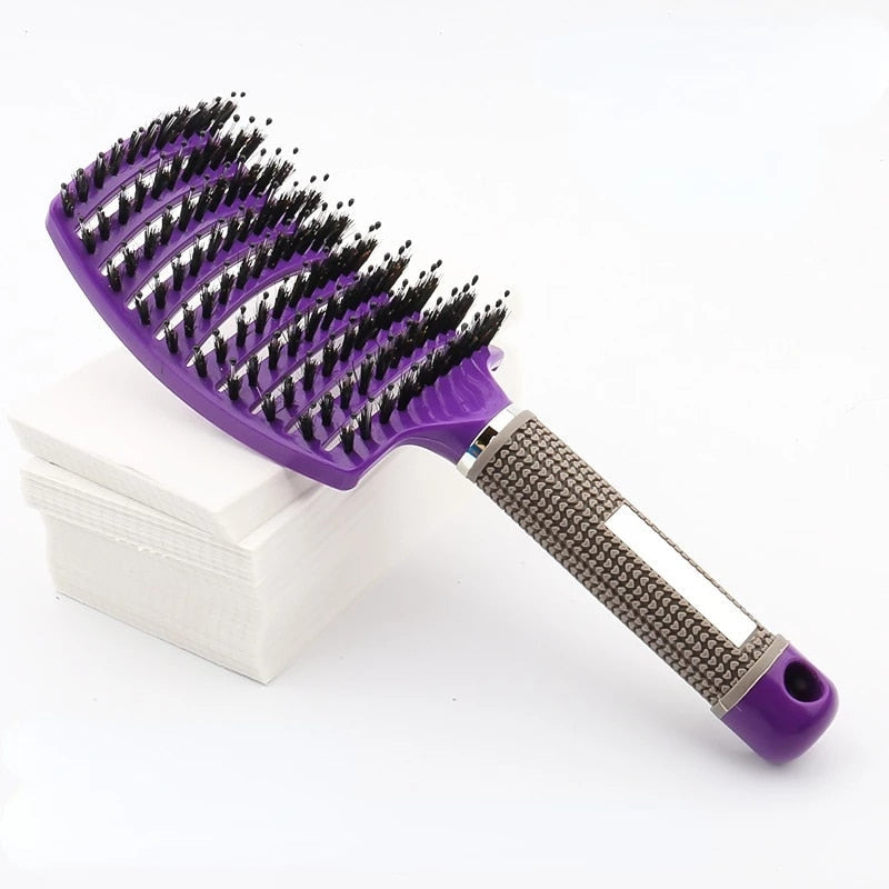 Tangle-Free Hair Brush for Effortless Detangling