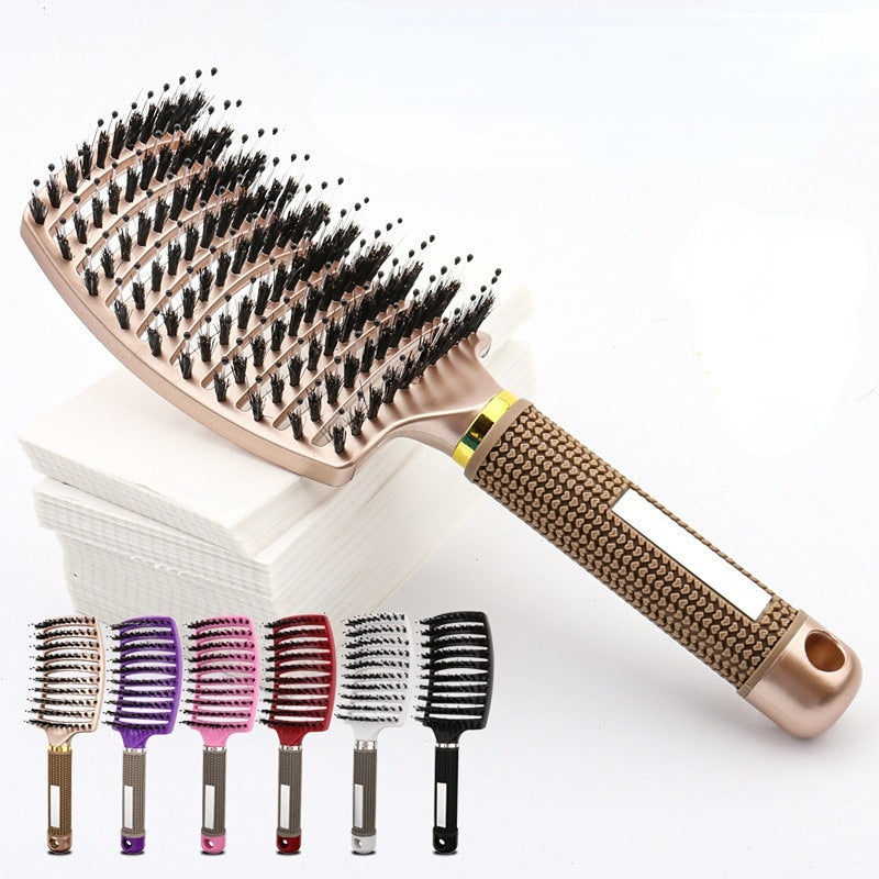 Tangle-Free Hair Brush for Effortless Detangling