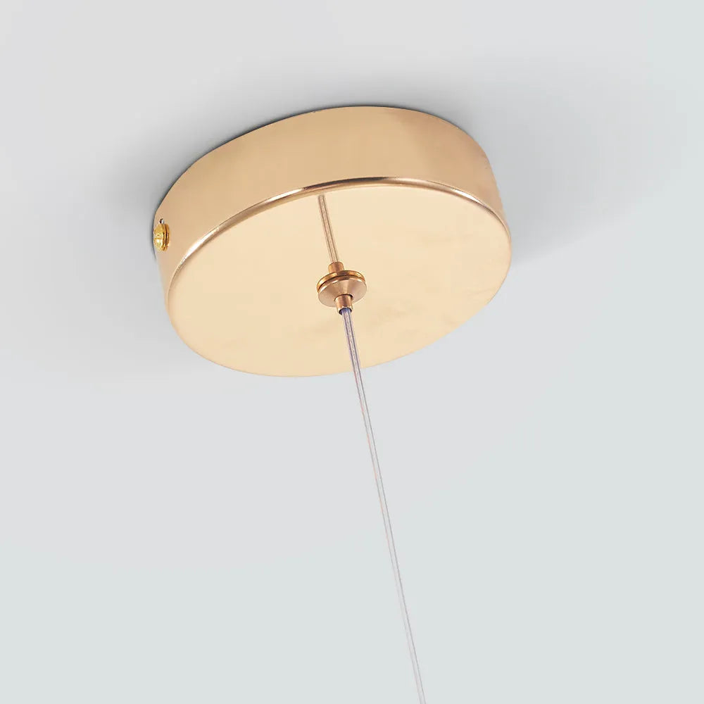 Elegant Teardrop LED Pendant Light - Adjustable Length