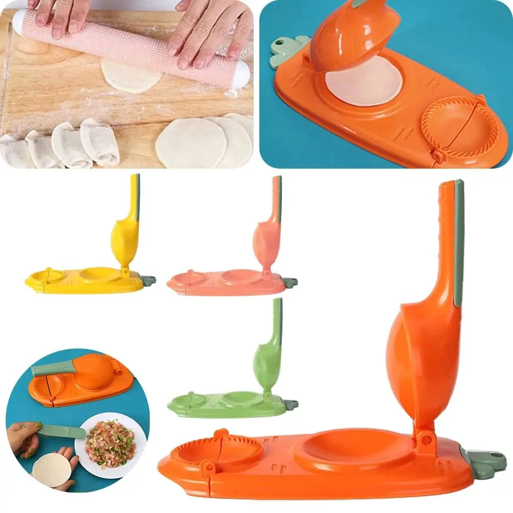 Dual Purpose Dumpling Tool – Consistent Shapes, Flawless Creases