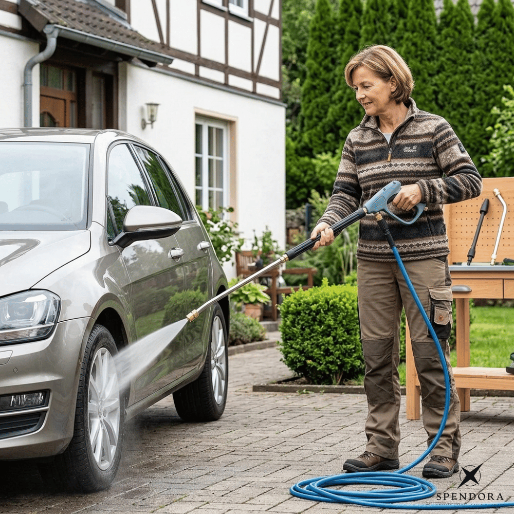 Telescopic High-Pressure Washer | Extendable | Heat Resistant | Jet Reach