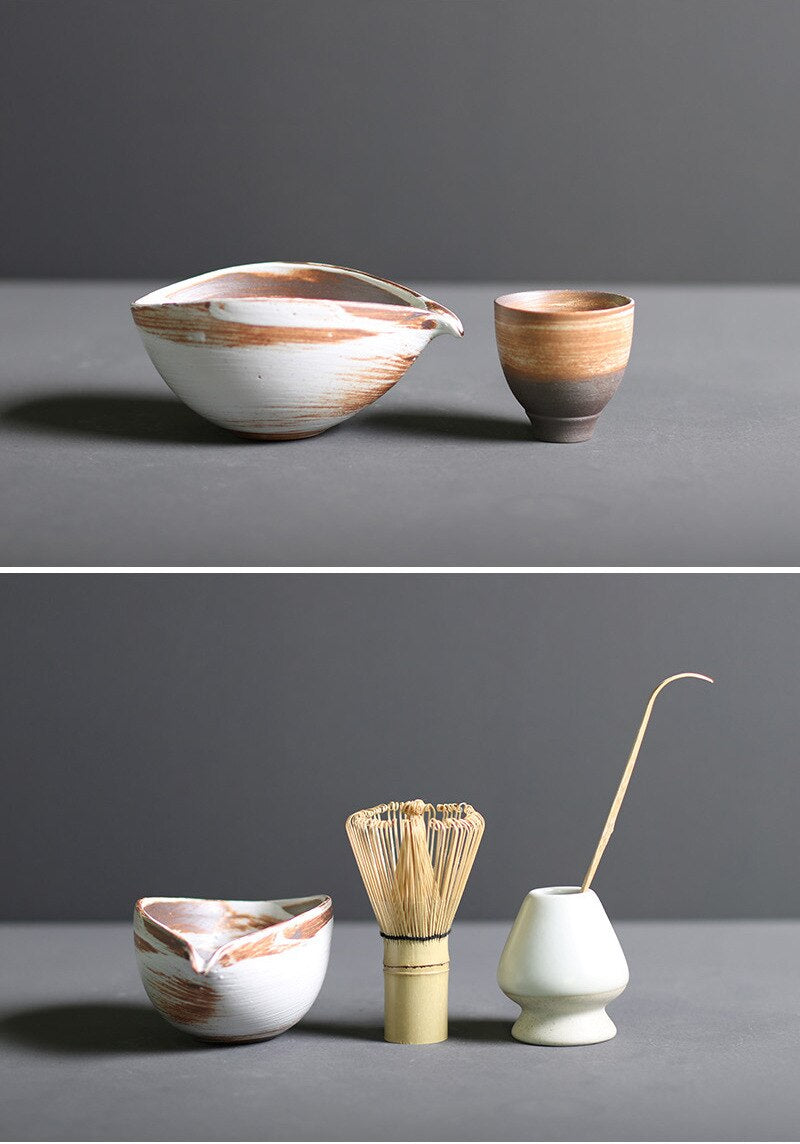 Serenity Matcha Essentials Set with Whisk and Bowl