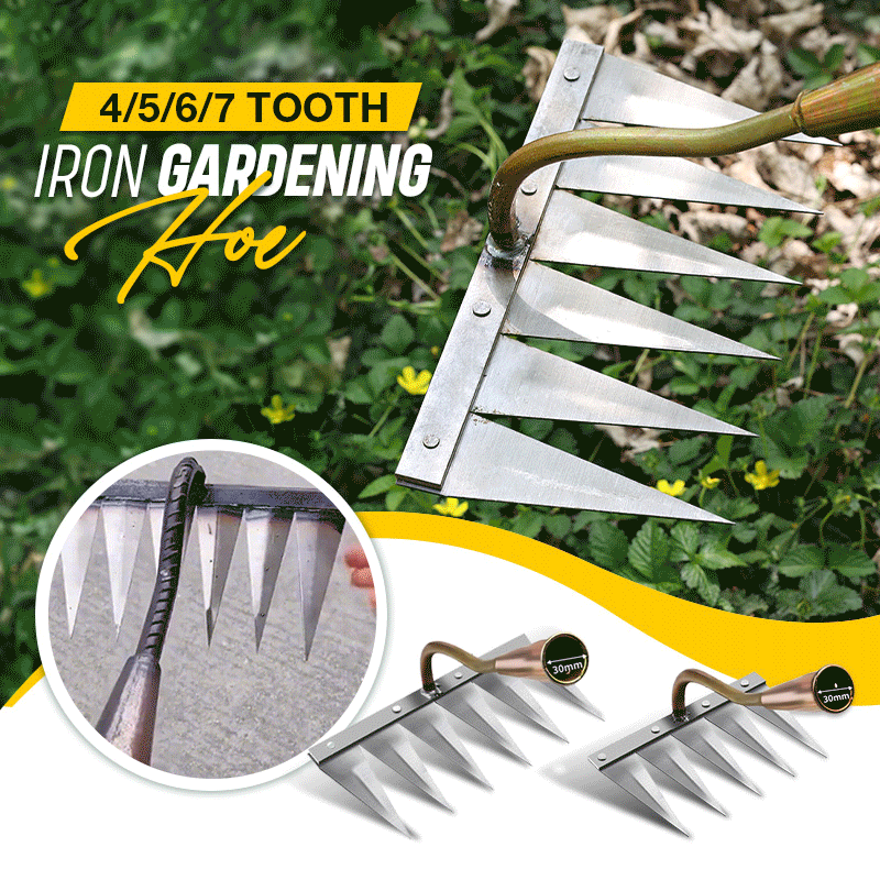 GardenMaster Pro – Sturdy Metal Rake for Effortless Weeding & Soil Care