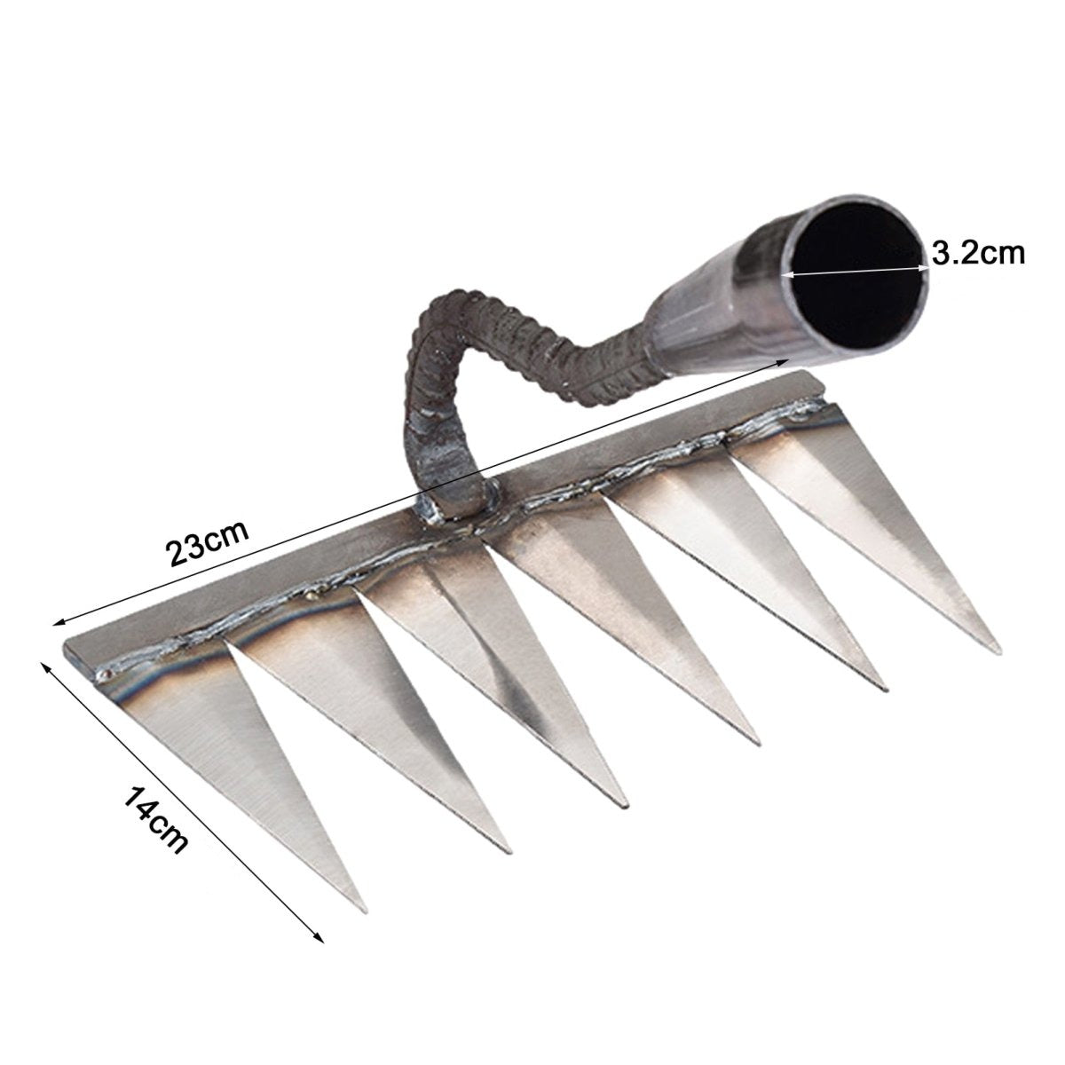 GardenMaster Pro – Sturdy Metal Rake for Effortless Weeding & Soil Care