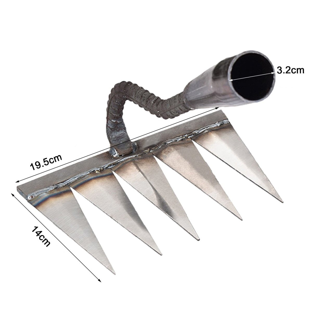 GardenMaster Pro – Sturdy Metal Rake for Effortless Weeding & Soil Care