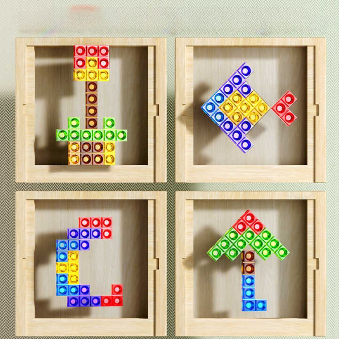 Eco-Friendly Wooden Puzzle Game for All Ages