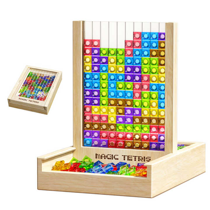 Eco-Friendly Wooden Puzzle Game for All Ages