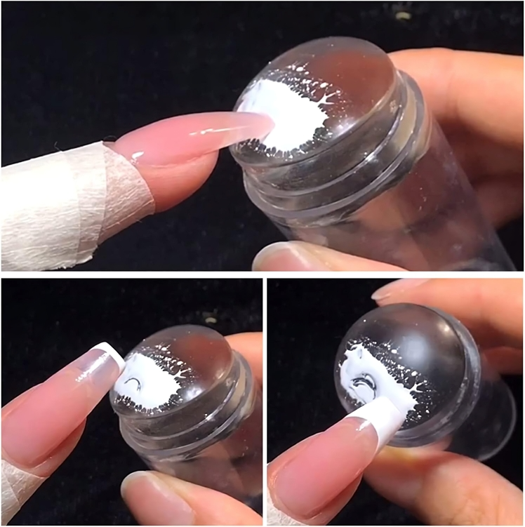 French Tip Manicure Stamp Set