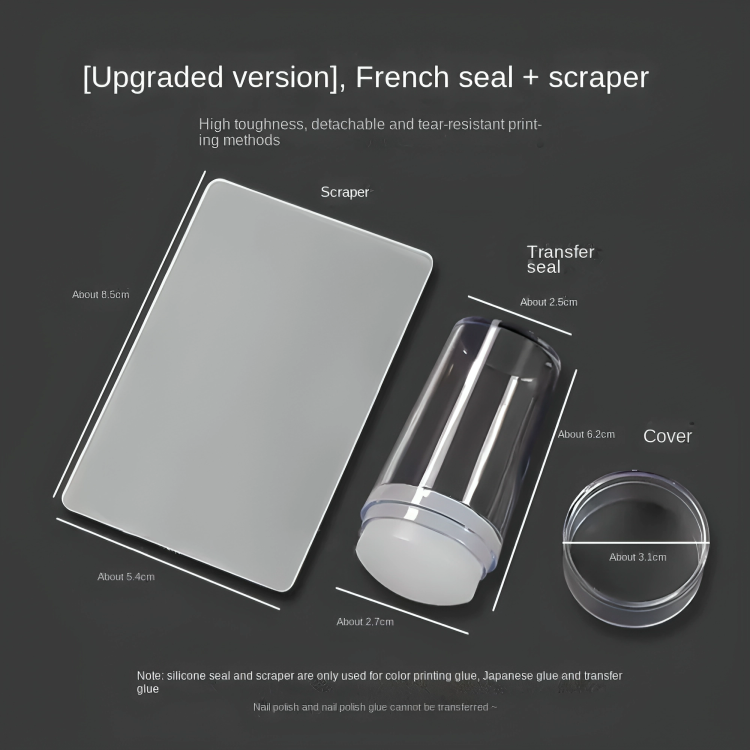 French Tip Manicure Stamp Set