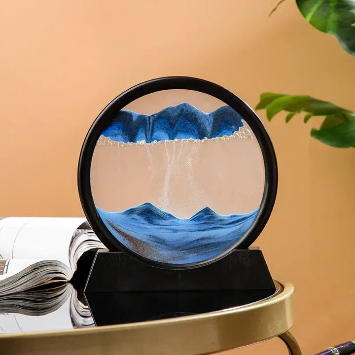 Decorative Table Arrangement | Moving Sand Landscape | Relaxing Design Decor
