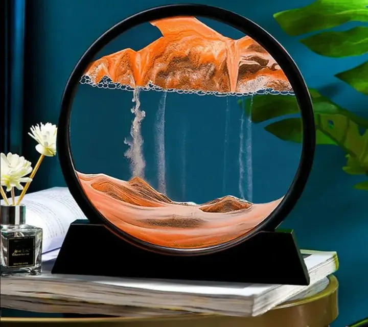 Decorative Table Arrangement | Moving Sand Landscape | Relaxing Design Decor