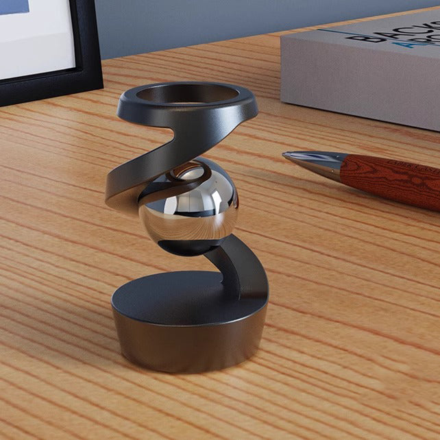 Kinetic Desk Toy for Table Decoration – Floating Illusion OrbitZen