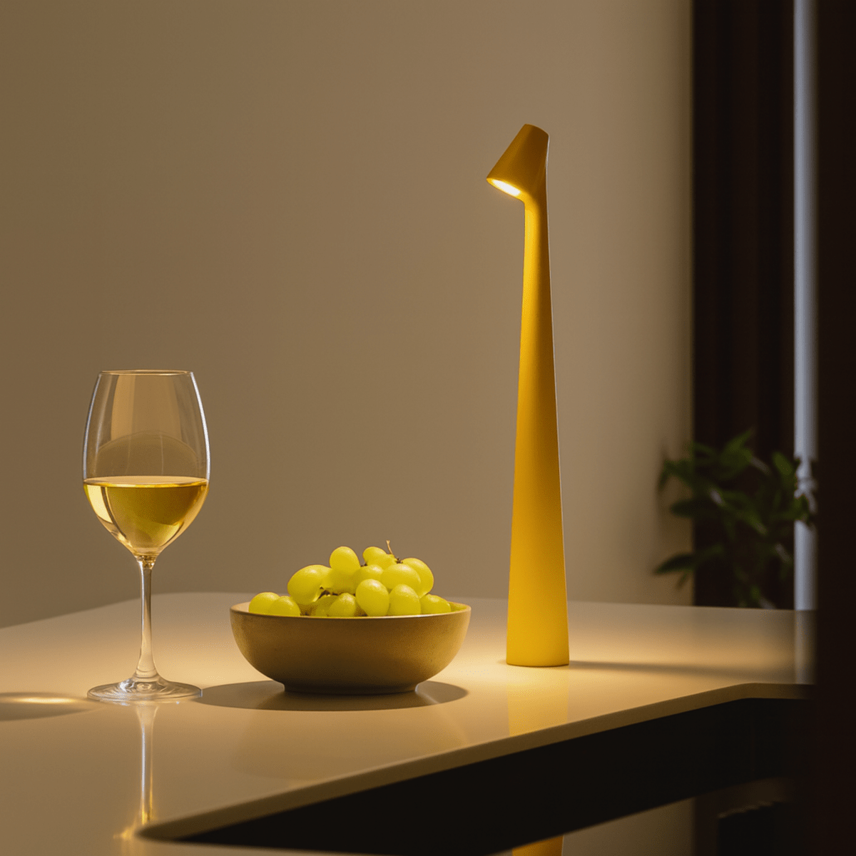 Wireless Dimmable LED Table Lamp | Metal Body | Rechargeable Battery 20h Runtime