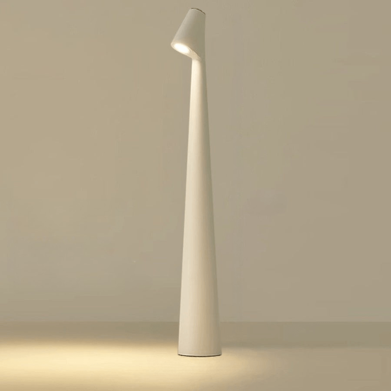 Wireless Dimmable LED Table Lamp | Metal Body | Rechargeable Battery 20h Runtime