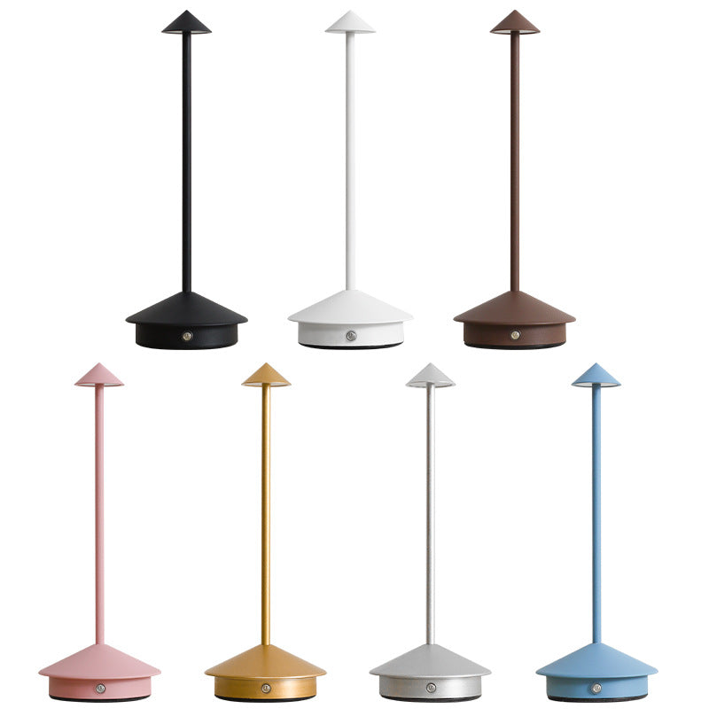 Table Lamp with Touch Dimmer and USB Charging – Wireless Convenience