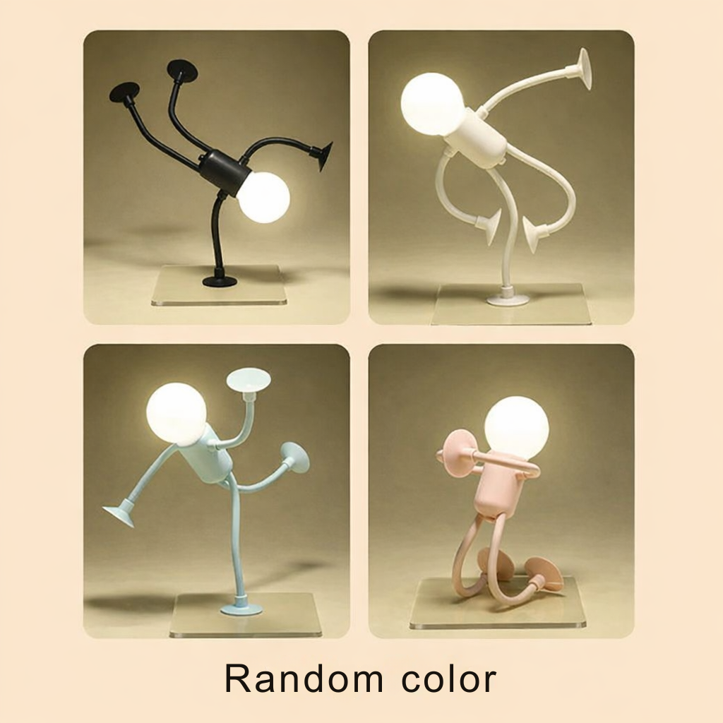 Table Lamp with Fun Robot Design – Decorative Desk Light