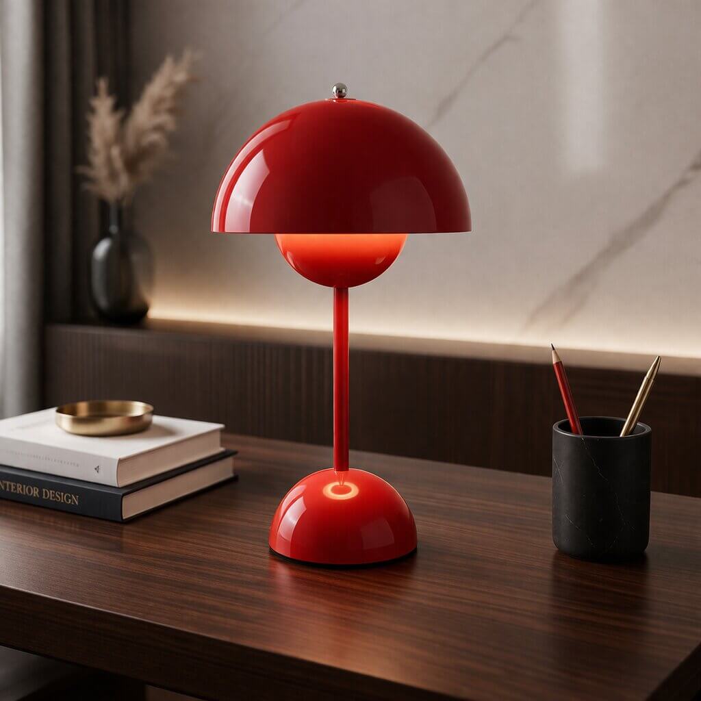 Wireless and Dimmable Bedside Table Lamp