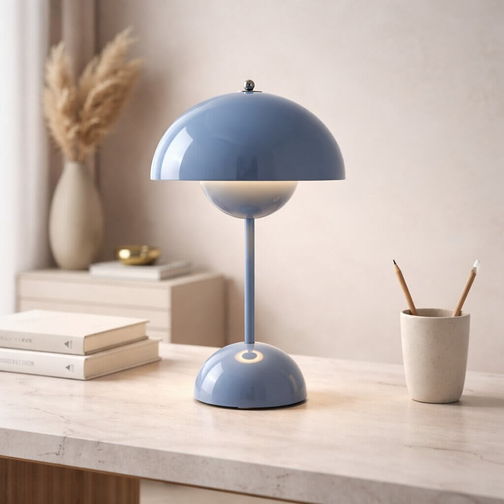 Wireless and Dimmable Bedside Table Lamp