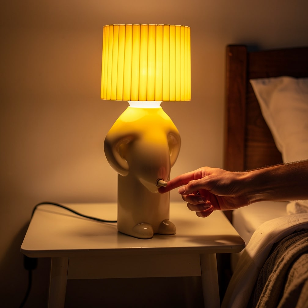 Compact Table Lamp with Soft Light – WinkLight Style