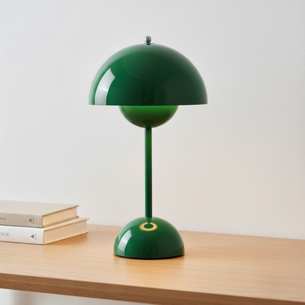 Table Lamp with Stepless Touch Dimming and Soft Diffused Light