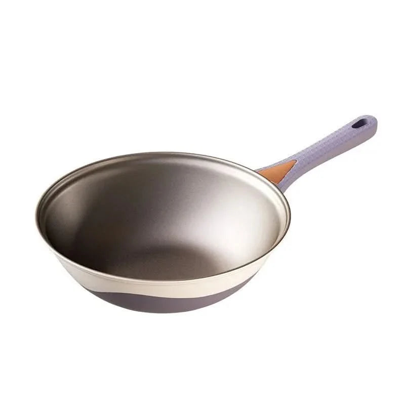 Contemporary Dual-Tone Stir Fry Pan for Modern Cooking
