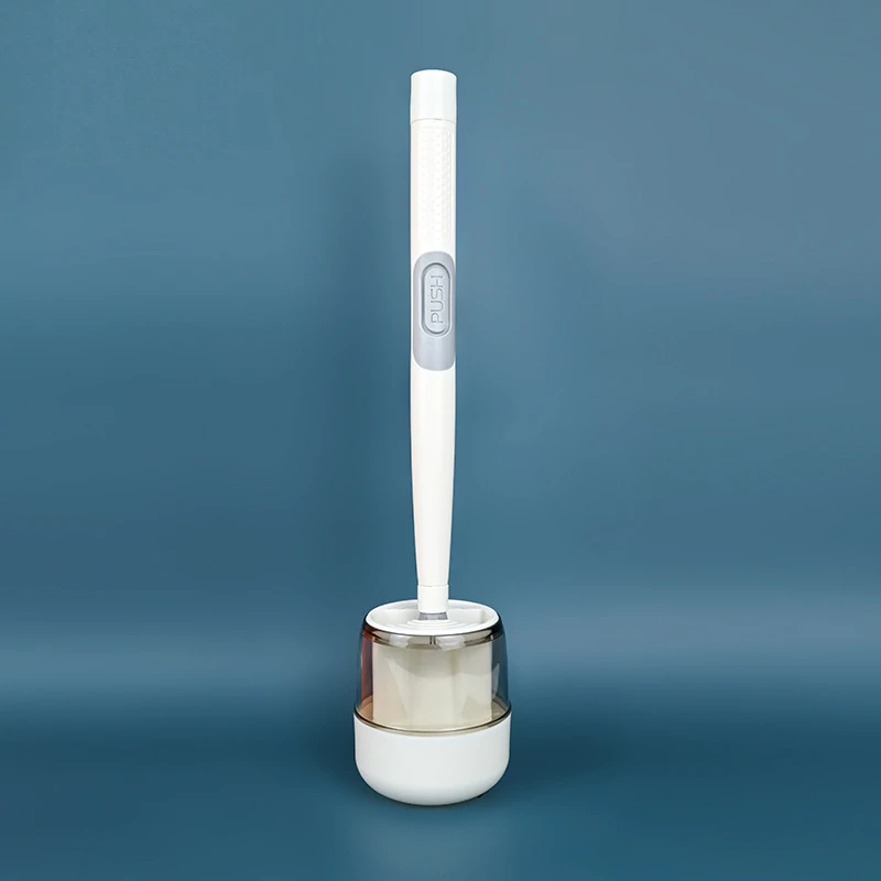 Effortless Toilet Brush Set with Smart Drainage Holder