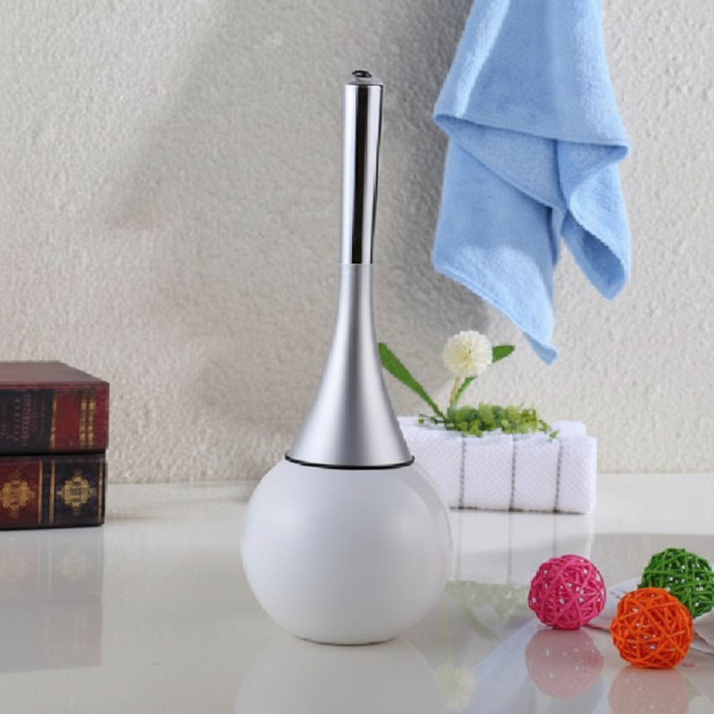 Sleek Toilet Cleaning Set with Stylish Holder