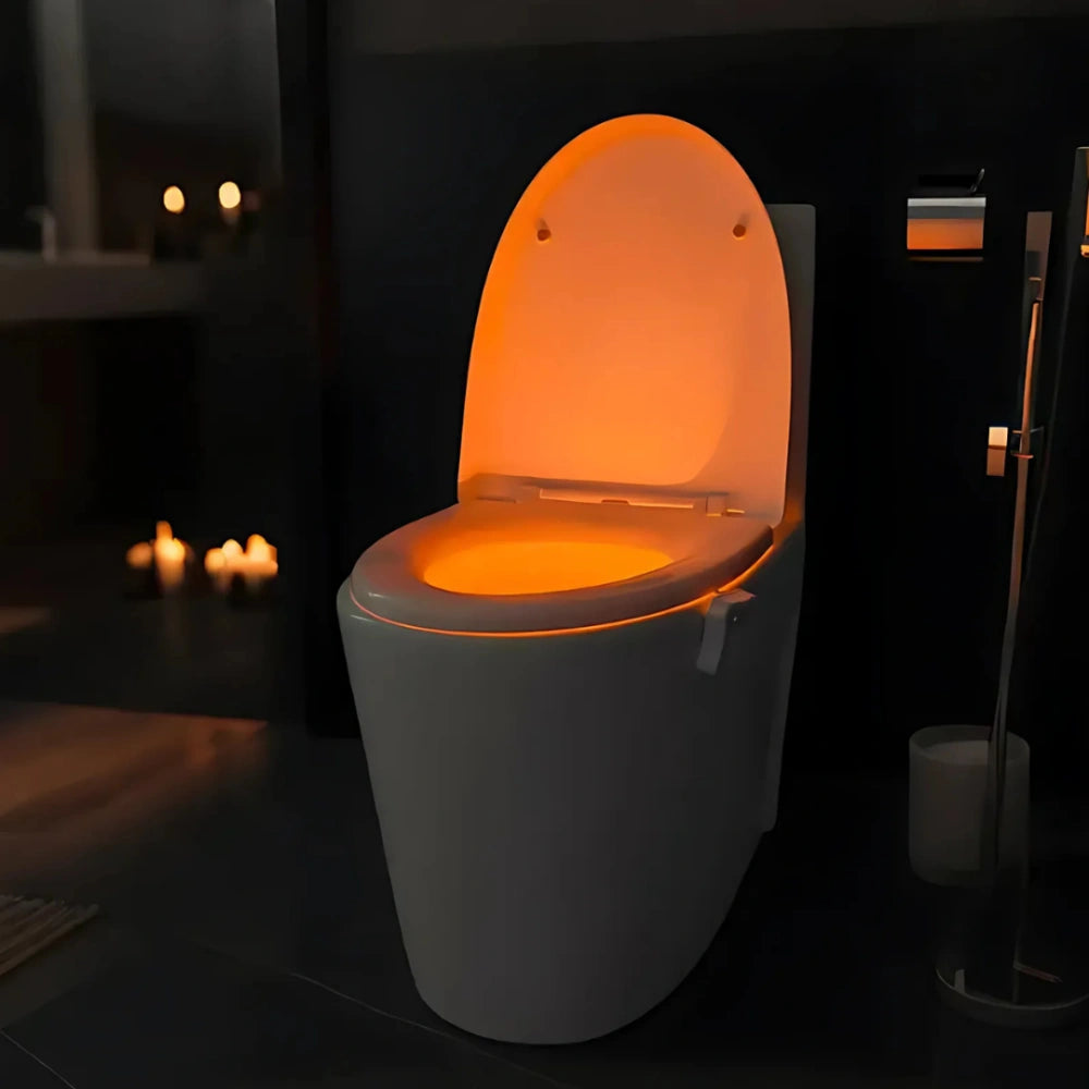 Motion-Activated Bathroom Glow Light – 8 Color Options