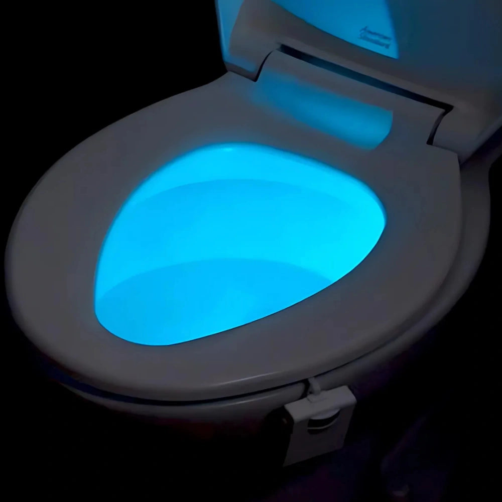 Motion-Activated Bathroom Glow Light – 8 Color Options