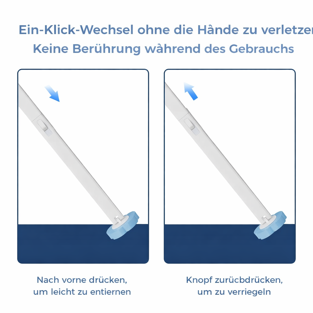 Toilet Brush Set | Hygienic Cleaning | Disposable Cleaning System