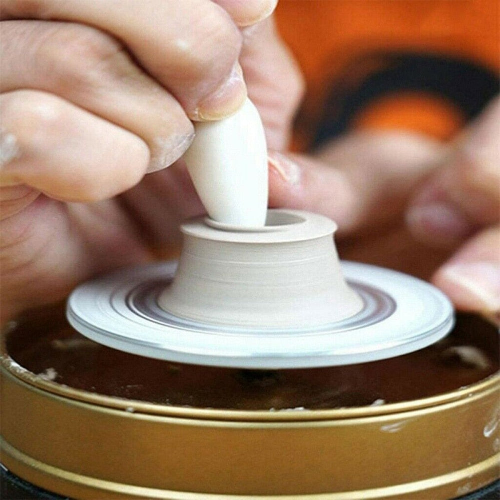 Electric Mini Pottery Wheel with Quiet Forward and Reverse Operation