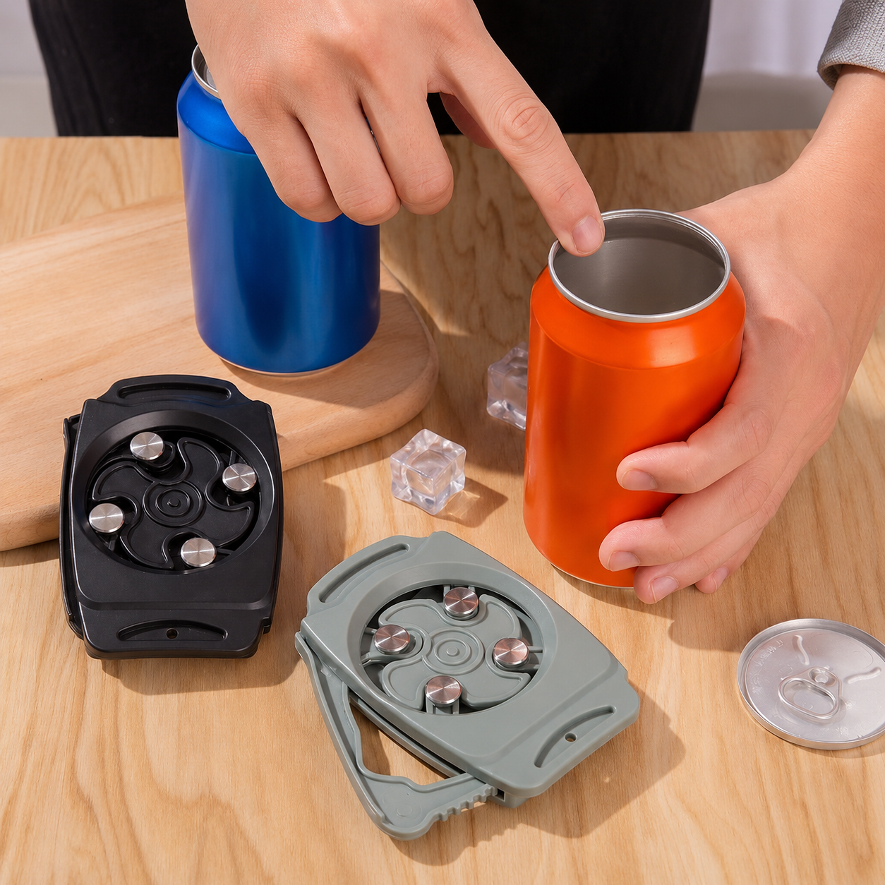 Compact Can Top Remover – Portable Beverage Opener