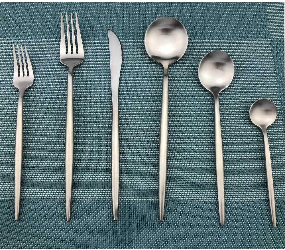 Sophisticated 36-Piece Stainless Steel Flatware Collection