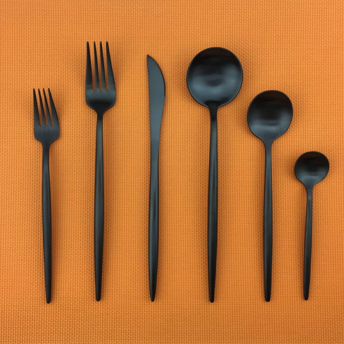 Sophisticated 36-Piece Stainless Steel Flatware Collection
