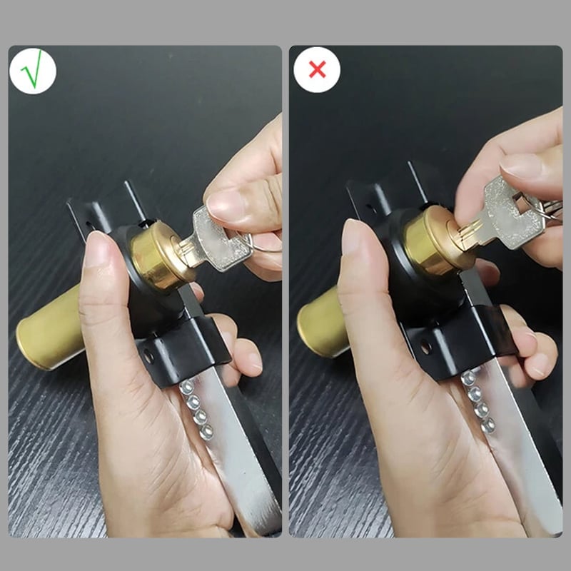 Gate Lock with Key | Rust-Resistant | Spring Bolt