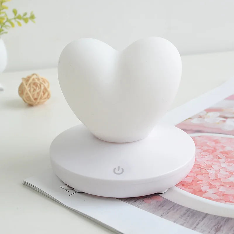 Charming Heart Touch Light with Soft Glow – 3 Colors