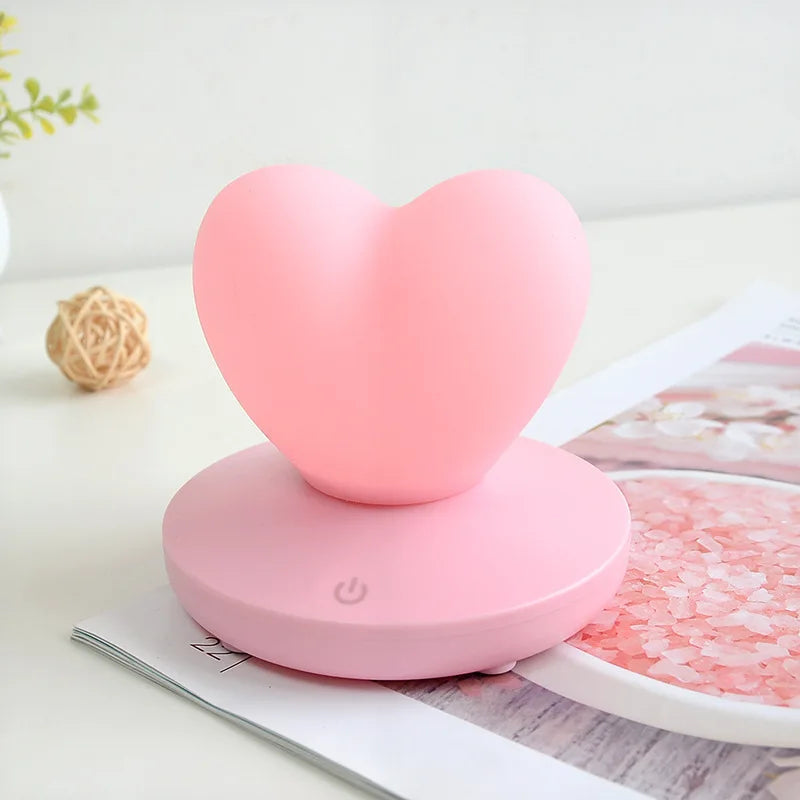 Charming Heart Touch Light with Soft Glow – 3 Colors
