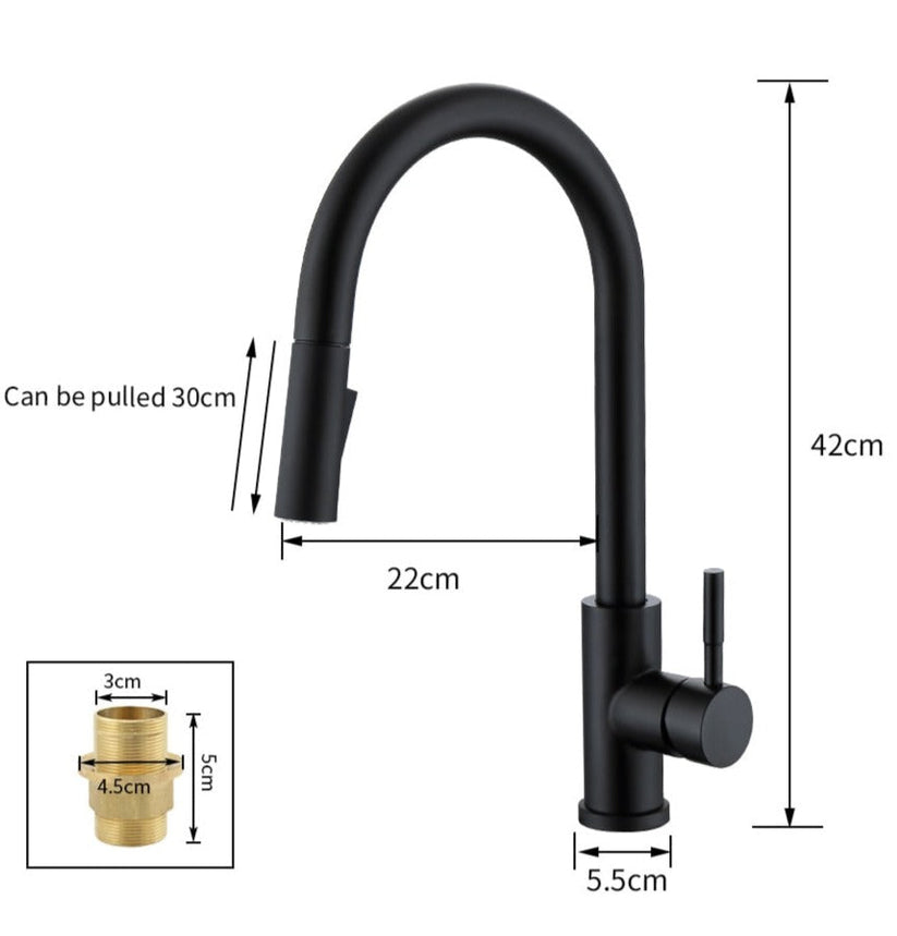 SmartFlow Touchless Kitchen Faucet with Pull-Down Sprayer
