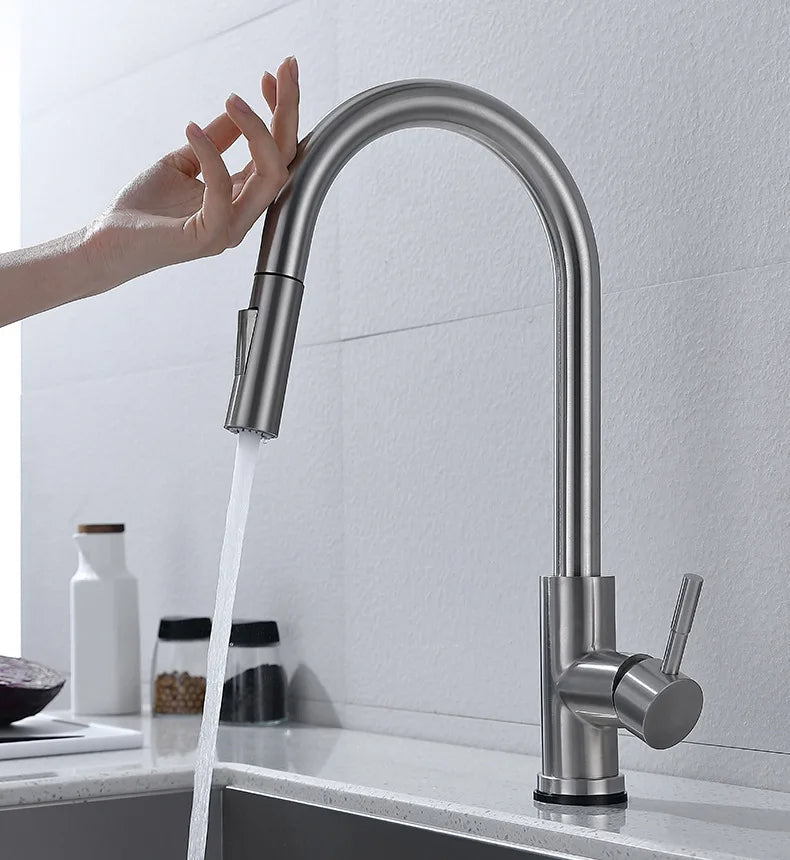 SmartFlow Touchless Kitchen Faucet with Pull-Down Sprayer