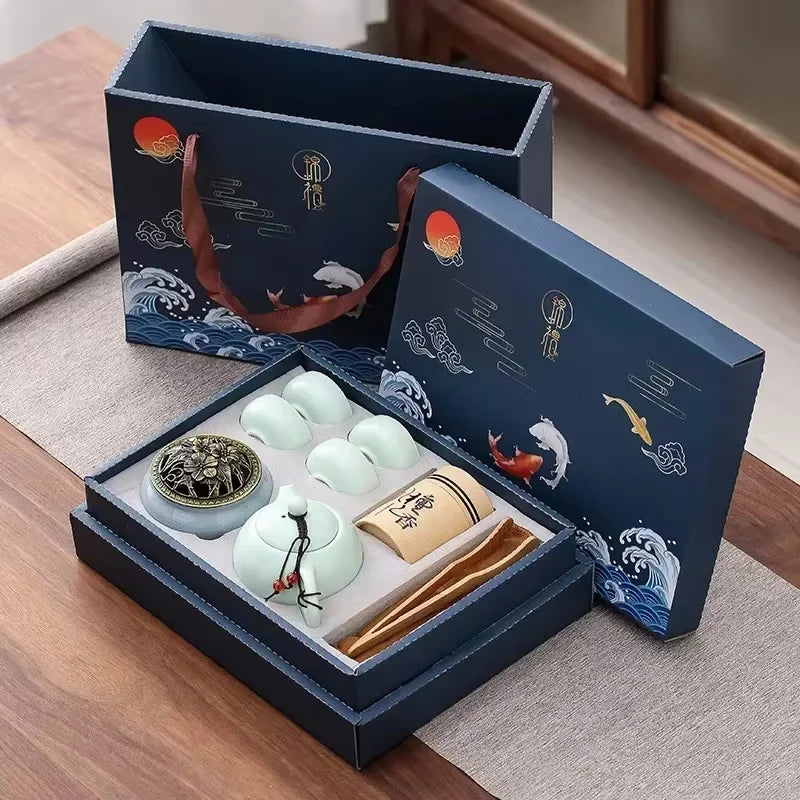 Serenity Tea Experience Set with Cups and Aroma Infuser