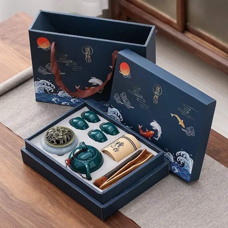 Serenity Tea Experience Set with Cups and Aroma Infuser