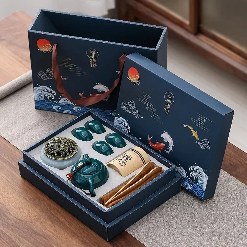 Serenity Tea Experience Set with Cups and Aroma Infuser