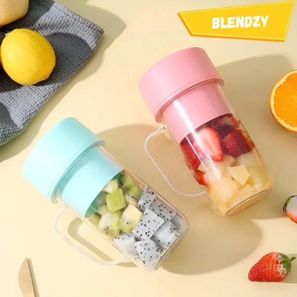 Portable USB Blender | Six Blade Power | Leak-Proof Drinking Cup