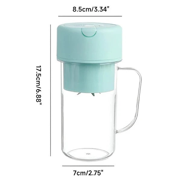 Portable USB Blender | Six Blade Power | Leak-Proof Drinking Cup