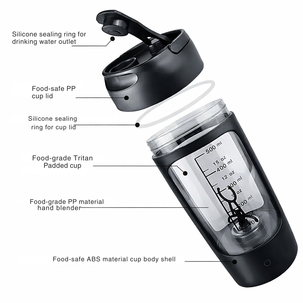 Portable Rechargeable Self-Mixing Blender