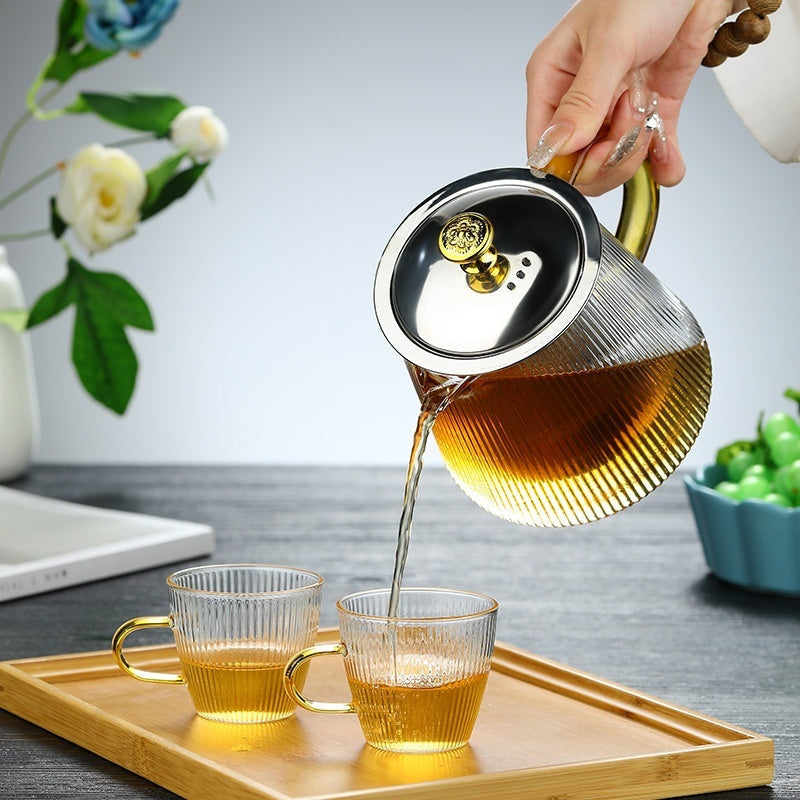 Clarity Brew Premium Heat-Resistant Teapot for Modern Living
